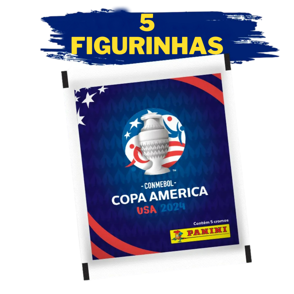 Pacote Figurinha Copa America 2024 Conmebol Panini 5 Figurinhas Por ...