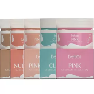 Gel Construtor Beltrat Alongamento de unhas Profissional Escolha as Cores Nude Pink Clear