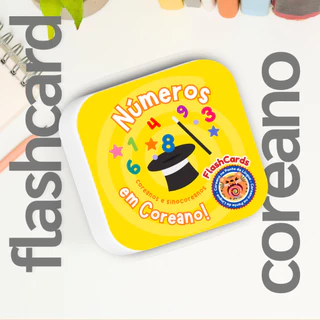 Palavras em Coreano - Flashcards Números Coreanos e Sinocoreanos