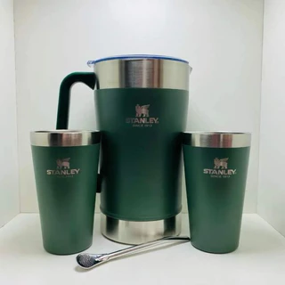Jarra com copo/cuia - Jarra de 1900ml e 2 copos de 470ml