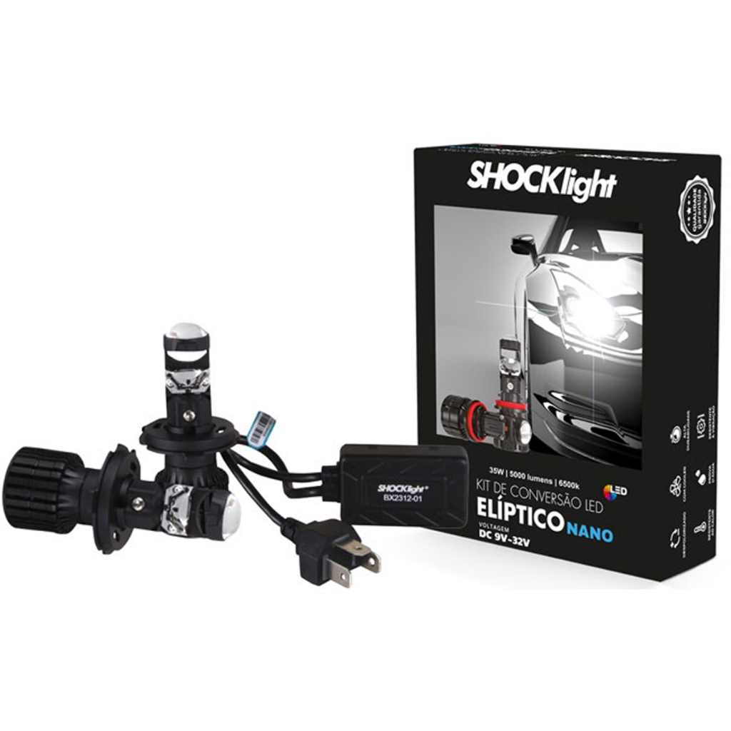 Lâmpada De Led NANO Projetor Canhão Eliptico Shocklight