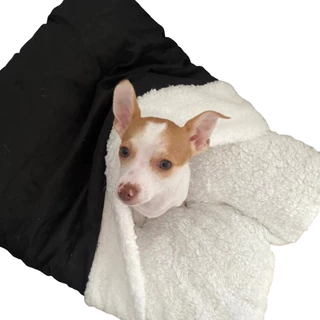 Cama Pet Canguru Caminha de Cachorro e Gato Sherpa Pele de Carneiro