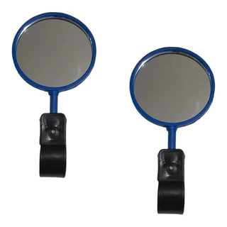 Par Espelho Retrovisor Redondo Bike Para Guidão Bicicleta