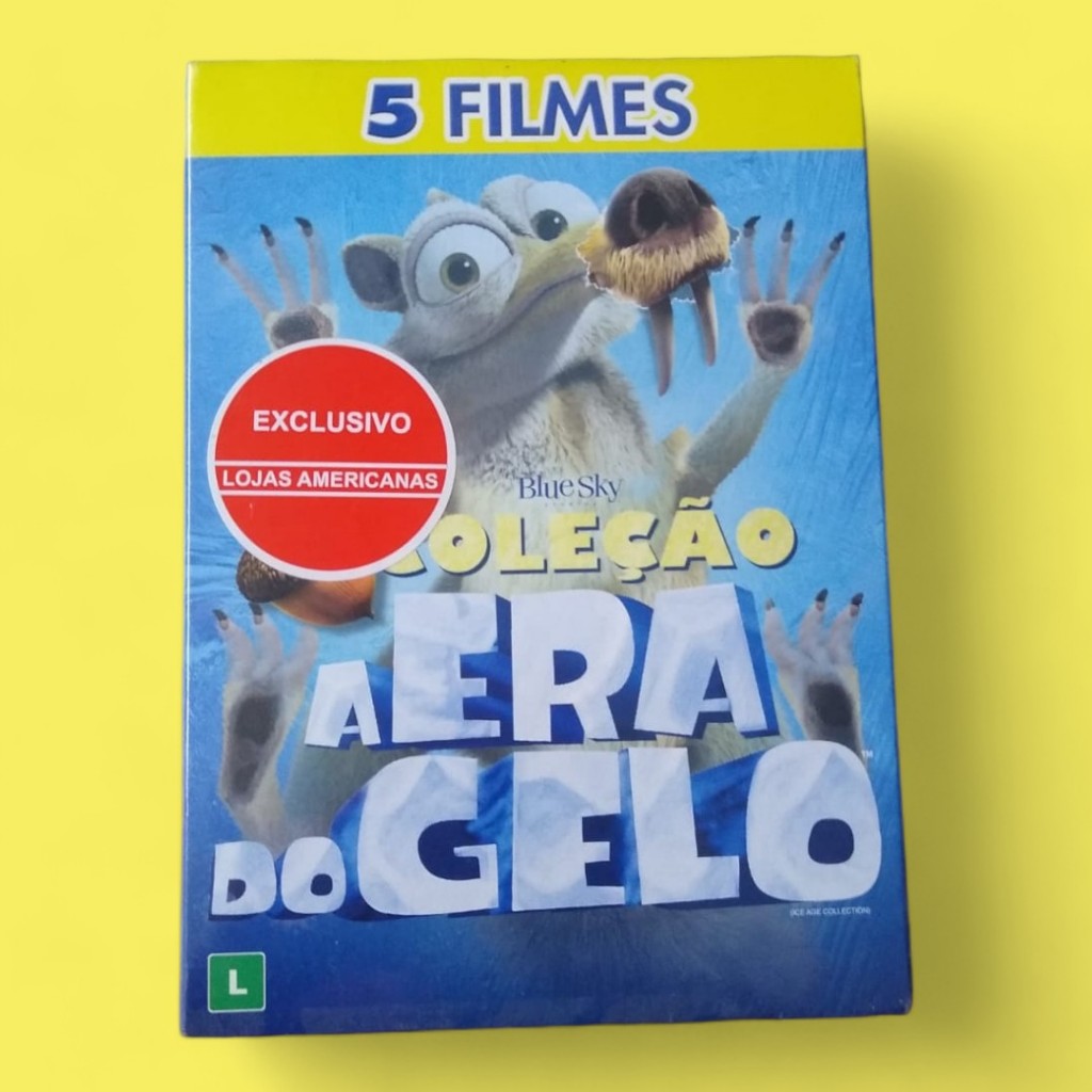 DVD Original Coleção A Era Do Gelo (5 Filmes) - Filme Dublado E ...