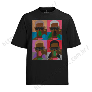 Camiseta Algodão Unissex Graphic tee Cartola Musico