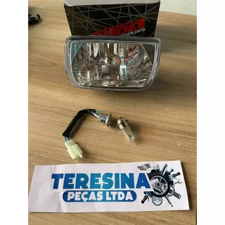 Oferta Farol + lâmpada + soquete traxx star 50 bloco óptico