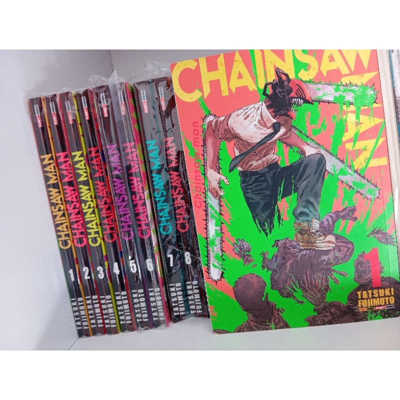 Chainsaw Man mangás diversos volumes
