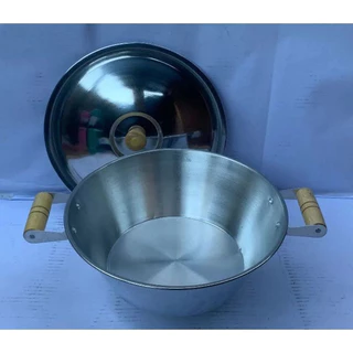 Tacho Pop N 26 Com Tampa Panela de Alumínio Para Feijoada Caldos Sopas Frituras