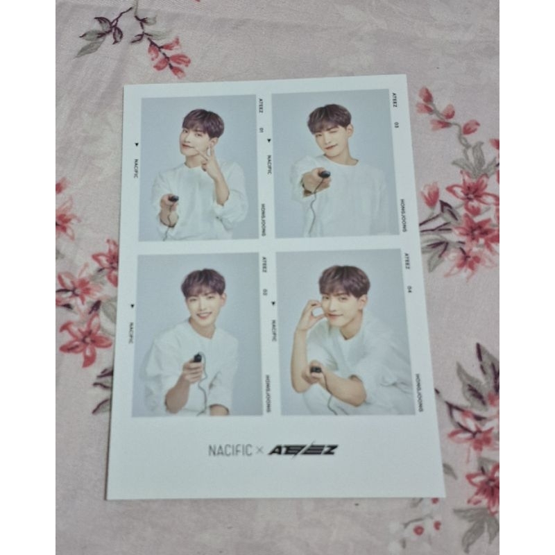 Ateez Aniteez photocard original wooyoung mingi yeosang jongho