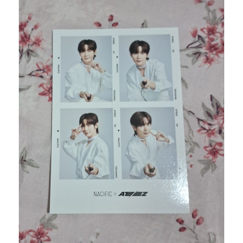 Ateez Aniteez photocard original wooyoung mingi yeosang jongho