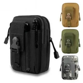 bolsa militar porta treco camuflada molle pochete bag resistente fecho seguro ziper bolsinha trilha mochila
