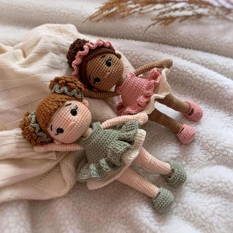 Bailarina amigurumi - crochê