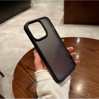 Capa Transparente Fosca Para iPhone7/8 7plus 8plua xs/Xr /11 11pro 11Promax 12 12Pro 12Promax 13 13Pro 13 promax 14/14 pro /14 Pro Nax Soft TPU Silicone Traseira Anti-Impressão Digital