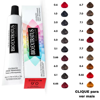 Tinta de Cabelo Coloração 60mL Bio Extratus