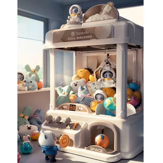 Mini Máquina De Pegar Ursinho Com Garra Pelúcia Brinquedo Infantil