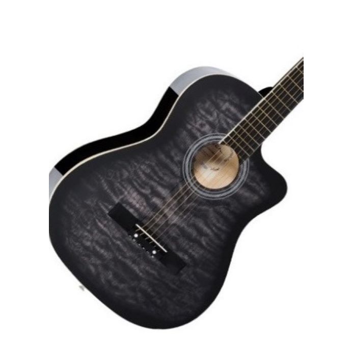 Violao Vogga Aço Vca218nc Cutaway Gy Cinza