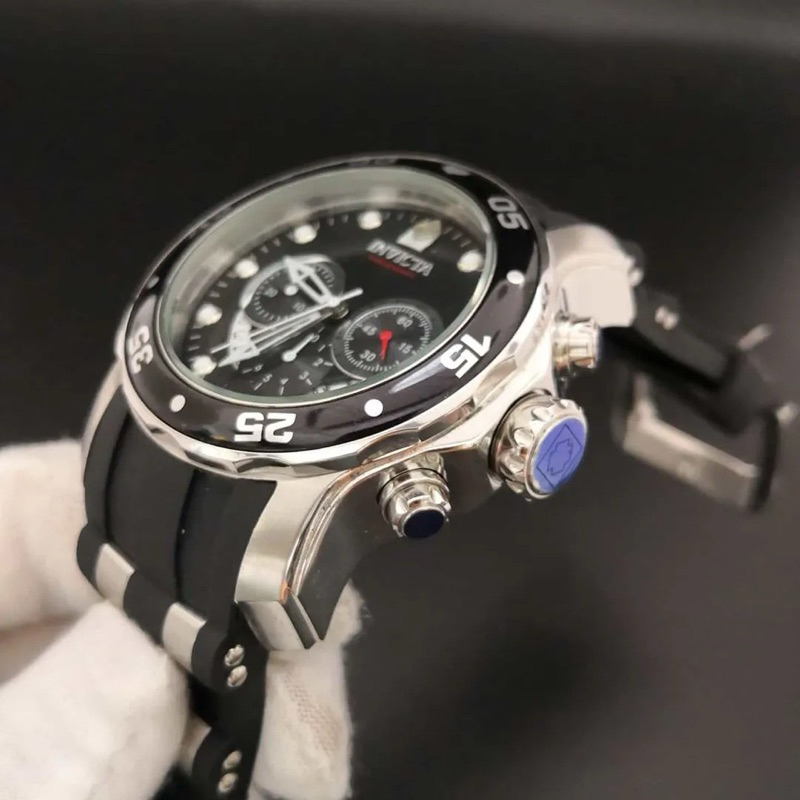 Relogio Invicta 21927 Pro Diver Scuba Silver Preto Shopee Brasil