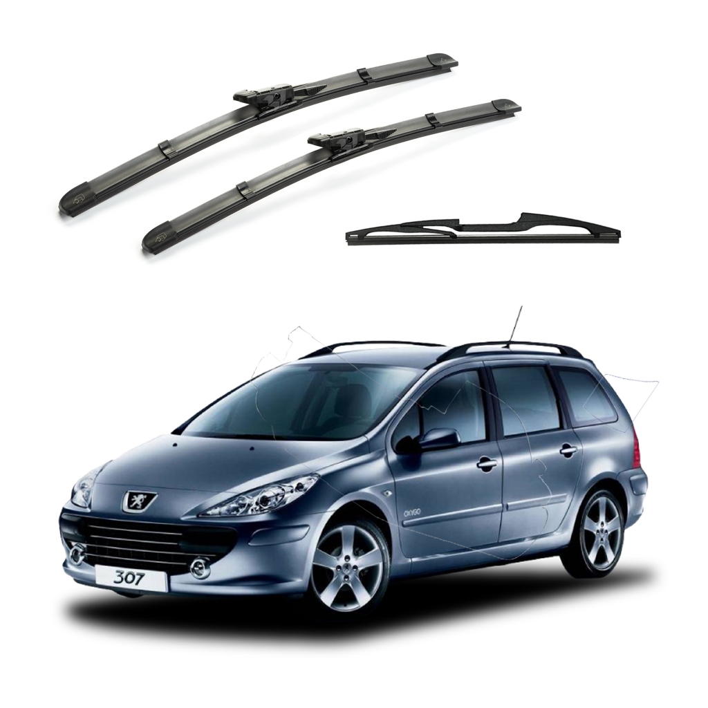 Palhetas Dianteiras + Traseira Peugeot 307 SW Paleta Original | Shopee ...