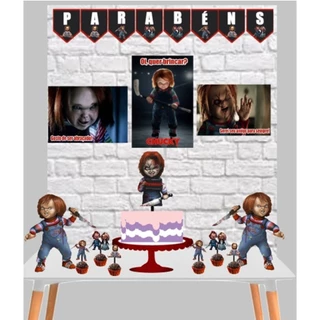 Kit festa Chucky Brinquedo decoração de aniversário do filme Chucky