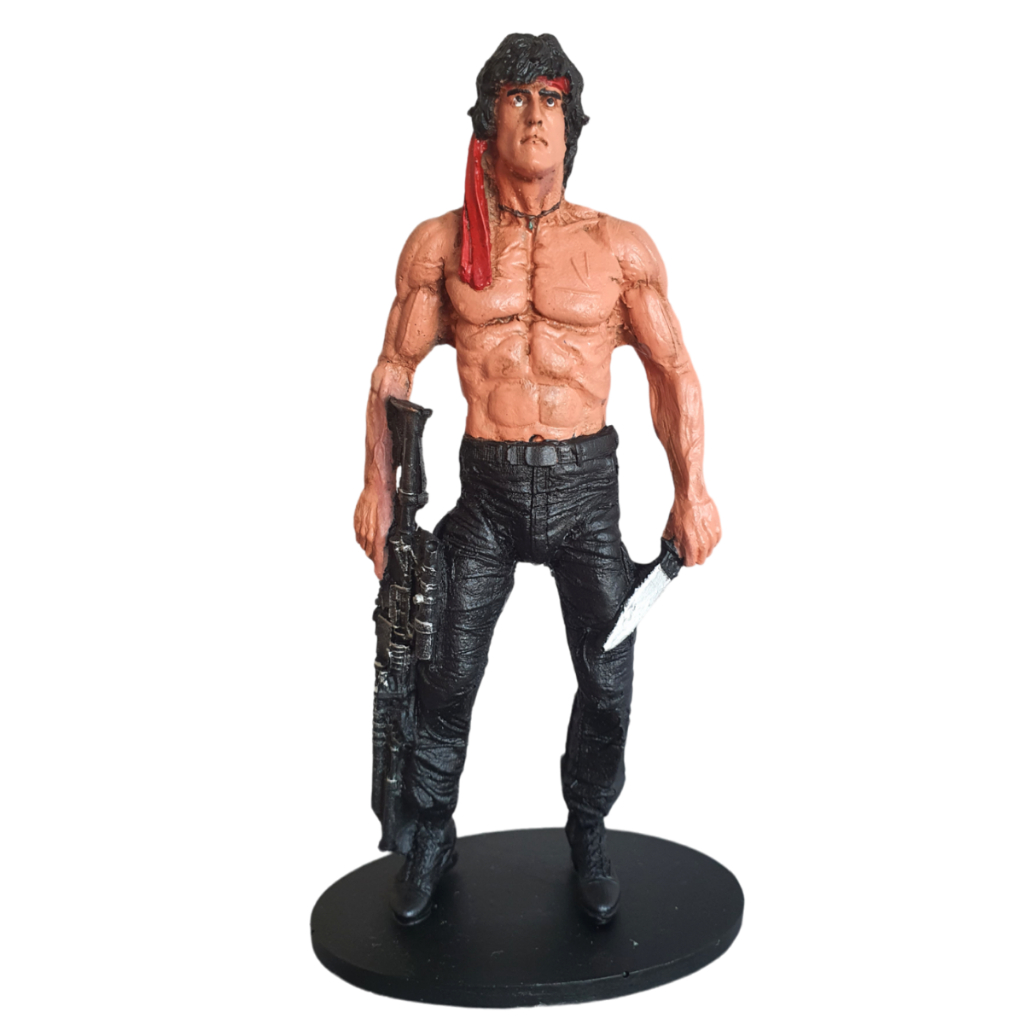 Boneco Rambo - Action Figure em Resina | Shopee Brasil