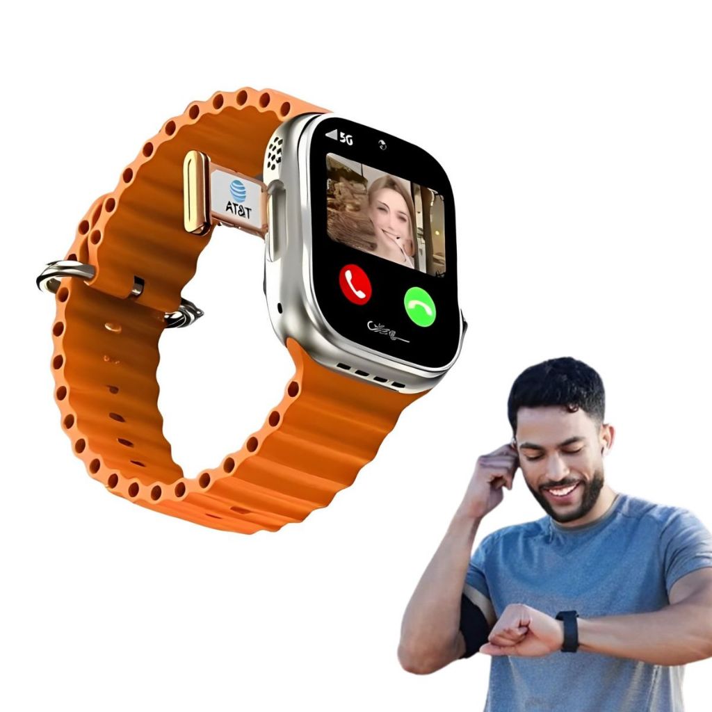 SMARTWATCH X9 CALL 4G ANDROID 8.1 PLAY STORE WIFI ENTRADA PARA SIM CARD GPS E NFC