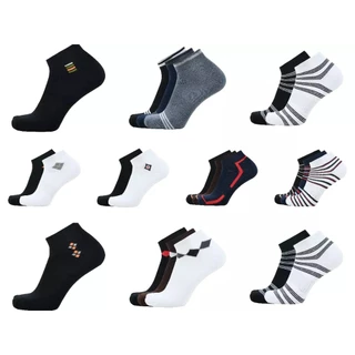 Kit12-24 Pares Meias Soquete Masculinas Cores Variadas