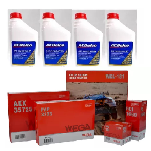Kit Filtros Gm Onix Plus 1.0 3 Cil Turbo 12v 2022 2023 2024