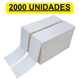 2000 Etiqueta Termica 10x15 cm Branca E-Commerce, Envios, Embalagens, Adesiva