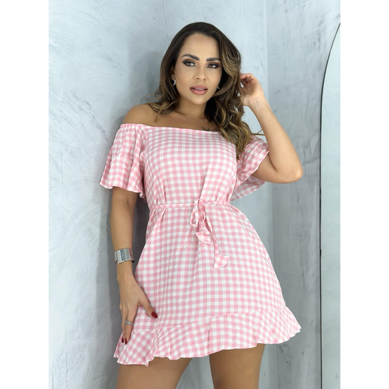 vestido soltinho vestidos quadriculados