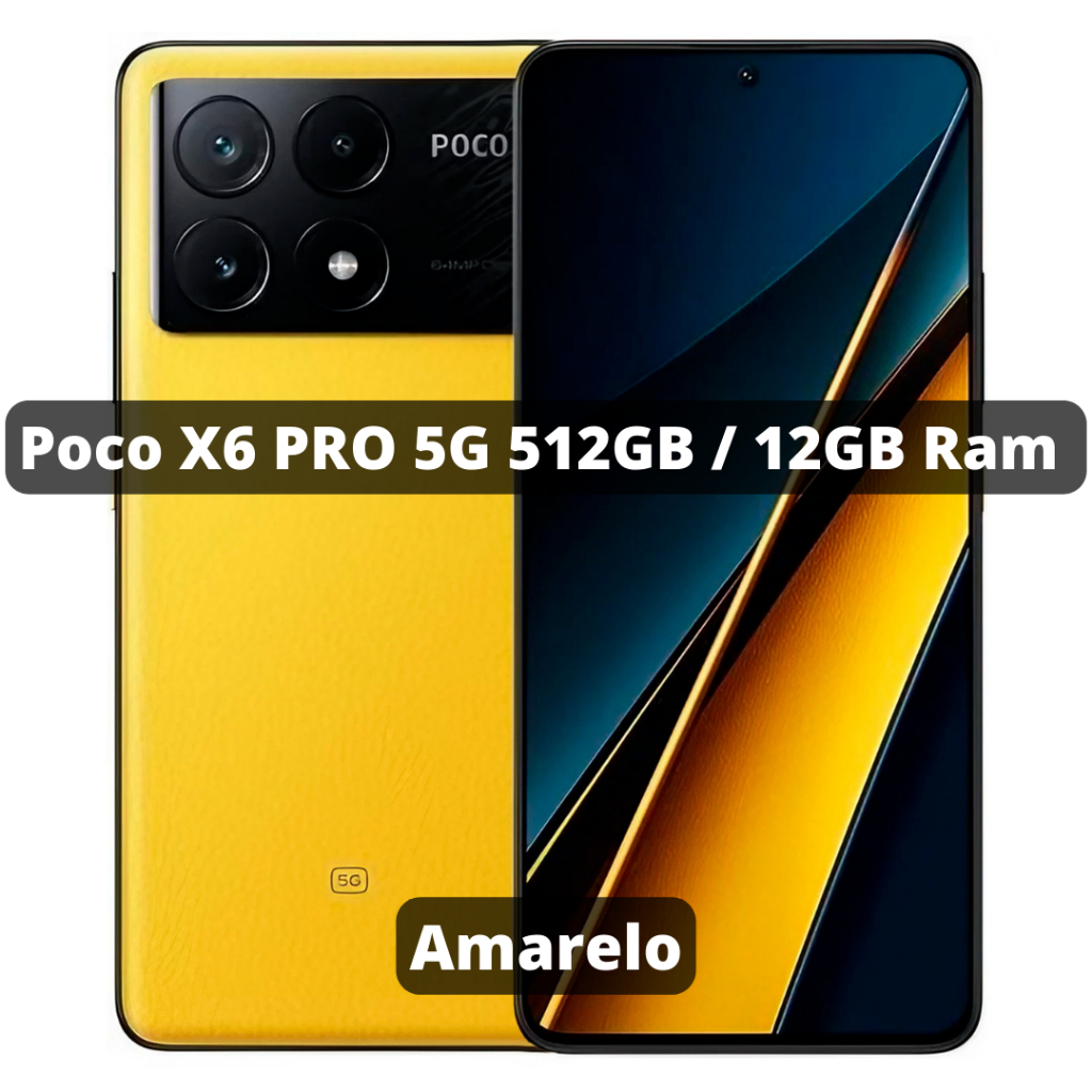POCO X6 Pro 5G 本体 POCO X6 Pro - Xiaomi Brasil