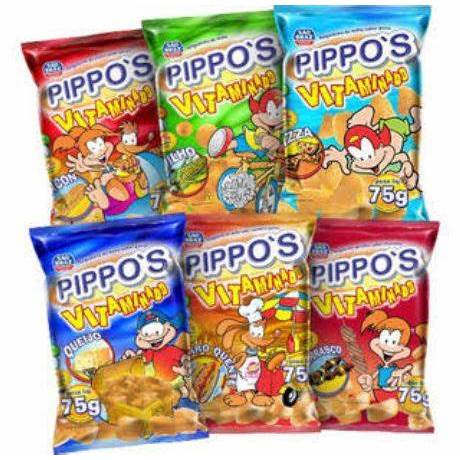Kit Salgadinho Pippos Vitaminado 75g Original | Shopee Brasil