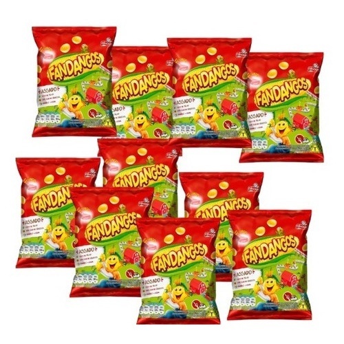 Fardo Com 10 Salgadinhos Fandangos 23g Cada