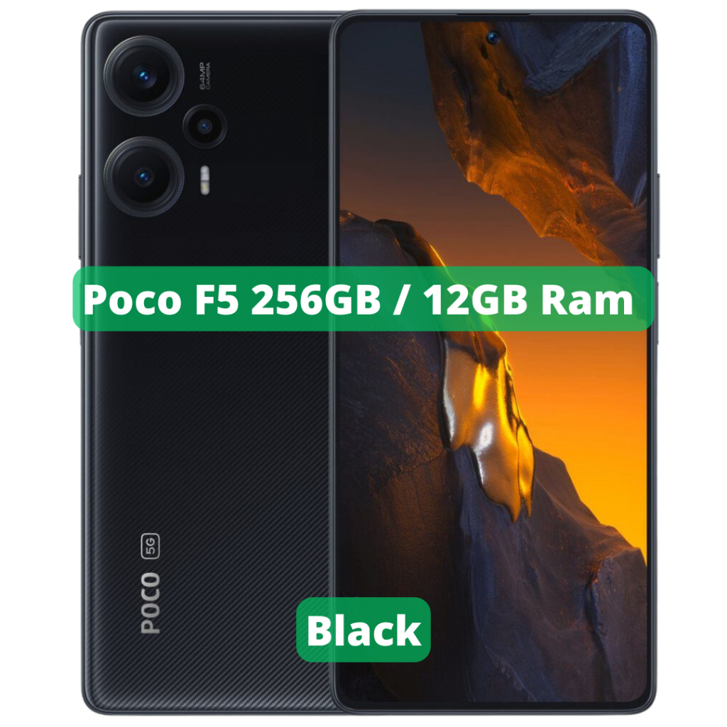 POCO F5 5G ブラック RAM12GB.256GB Smartphone Poco F5 256GB 12RAM 5G Preto