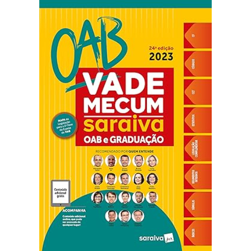 Vade Mecum Saraiva OAB e Graduação - 24ª edição 2023