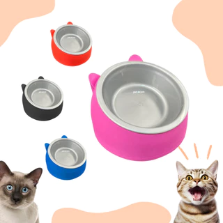 Comedouro e Bebedouro Alto Para Gato Postura Correta Ergonomico
