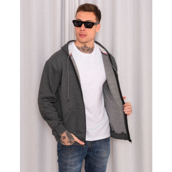 Moleton Blusa De Masculino Moleton Com Ziper E Capuz Flanelada Shopee