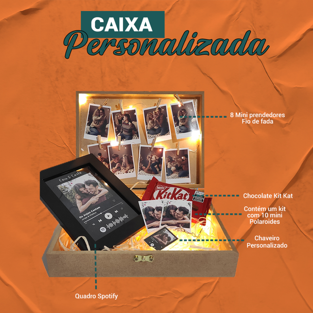 Caixa de presente Led para namorado - namorada | Shopee Brasil