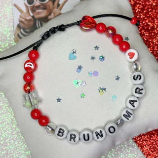 Pulseira de Miçanga com Fecho Ajustável Bruno Mars Hooligans