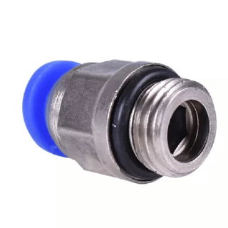 1 PEÇA - PC BSP Fitting Conexão Pneumática Instantânea ​- reta macho - Conector Engate rápido