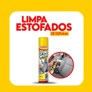 Limpa Estofados Spray 400ml Luxcar Limpeza a Seco