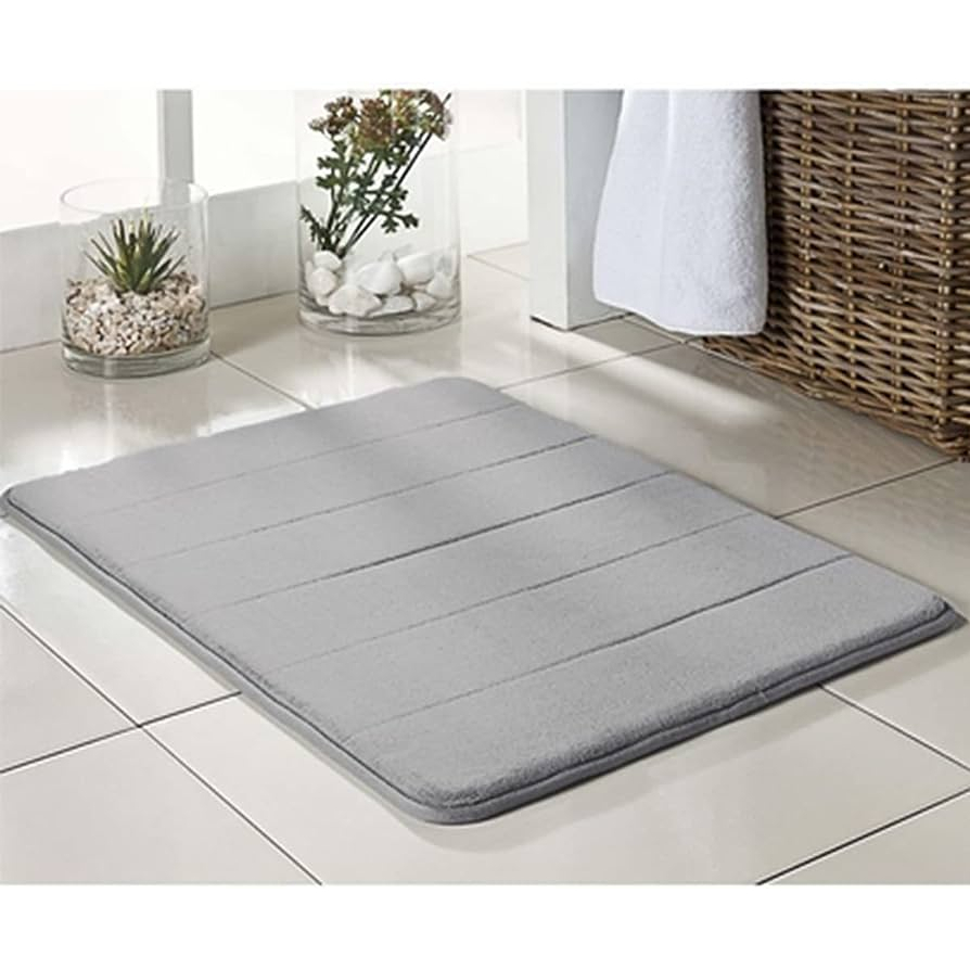 Tapete De Banheiro Soft Macio Secagem Rápida 60x40cm CORES ALEATORIAS Pronto entrega