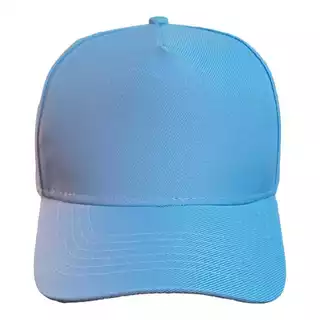 Boné Trucker Liso Azul Claro Basic Snapback Aba Curva