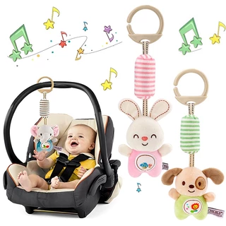Carrinho De Bebê Pingente Carrilhão De Vento Bebê Cabeceira Pendurado Adorno De Pelúcia Pacificação 0-3-6-12 Meses Brinquedos