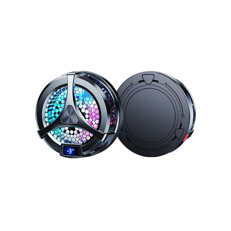 X36 Cooler para celular Gamer Com iluminação RGB Alto RPM para rápida dissipação de calor