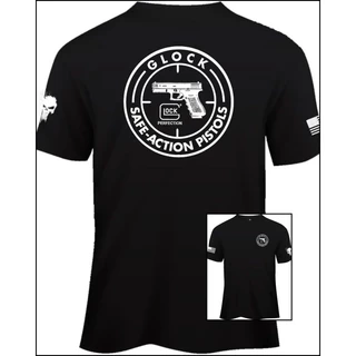 Camisa Masculina Camiseta Glock Safe CAC Pistol Operator