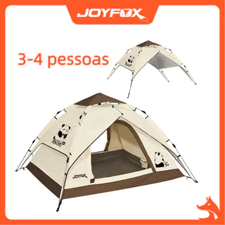 JOYFOX Barraca Camping 210 * 240 * 135 cm Acampamento Automático Dois 3/4 Pessoas