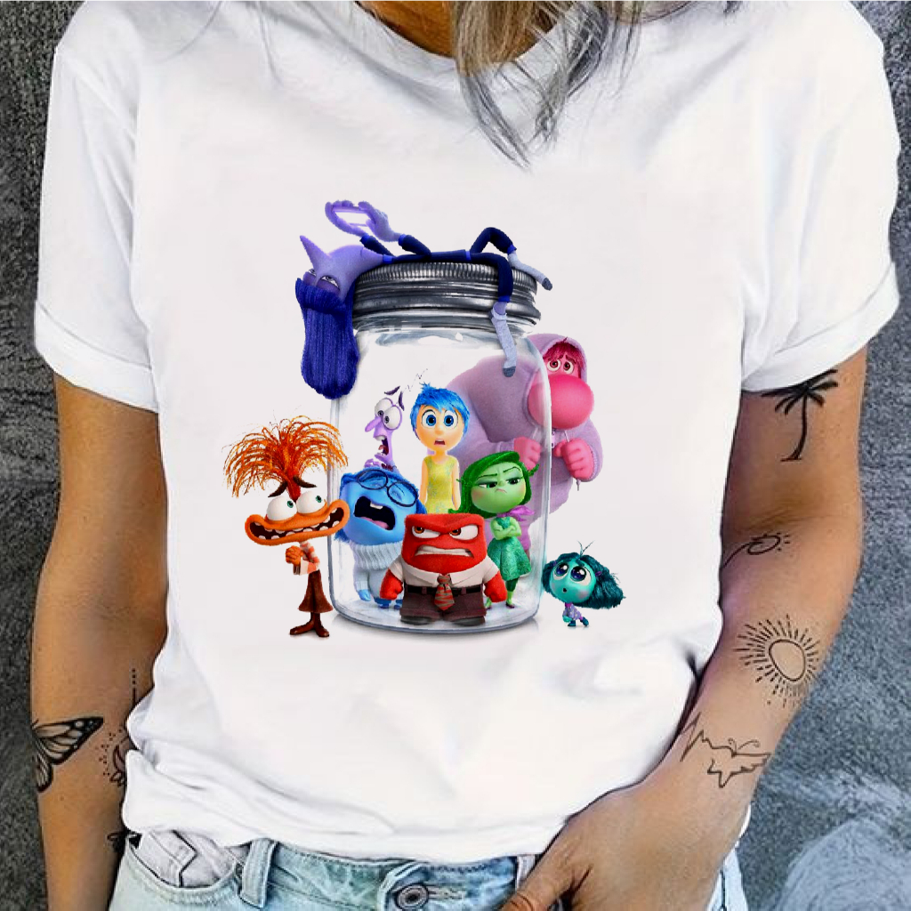 Camiseta blusa divertidamente 2 filme, t shirt divertida mente ...