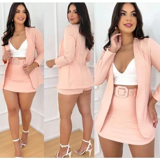 CONJUNTO BLAZER EM ALFAIATARIA