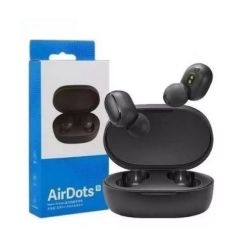 Fone Sem Fio Redmi Airdots Xiaomi TWS Bluetooth Preto