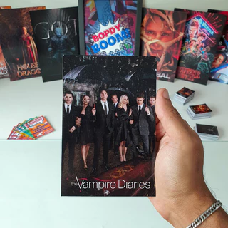 The Vampire Diaries Placa decorativa mdf quadro decoração parede presente / Série / Salvatore